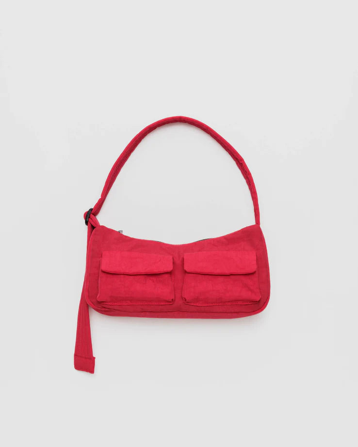 BAGGU Cargo Shoulder Bag - Candy Apple Red