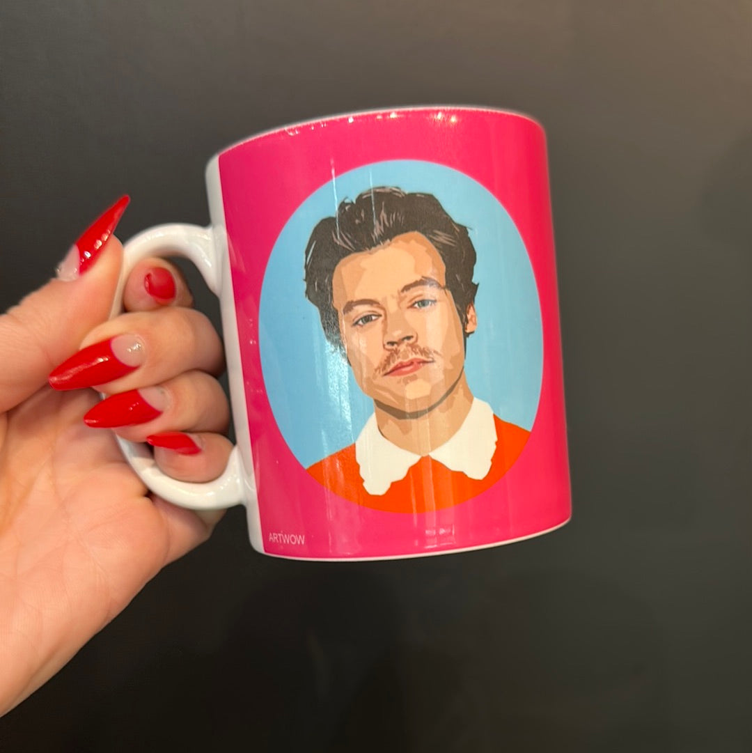 Harry Styles Pink Mug