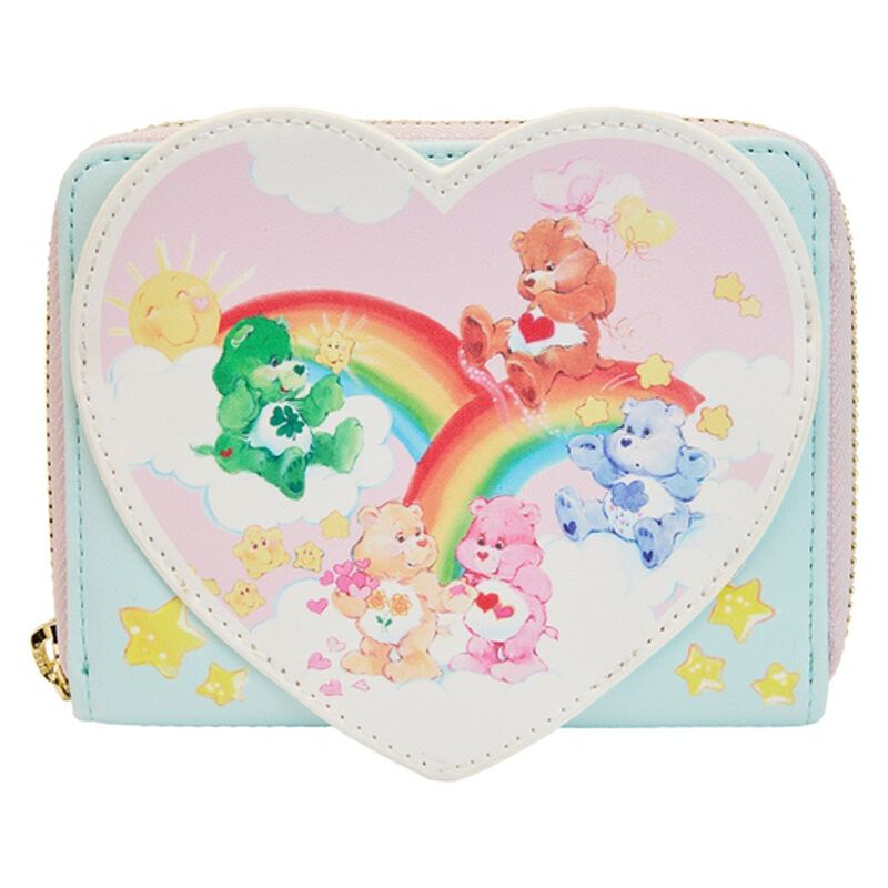 Loungefly Care Bears Cloud Party Zip Around Wallet