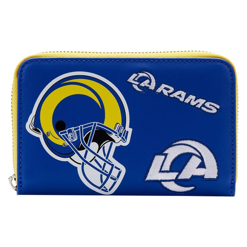 NFL Los Angeles Rams Patches Zip Around Wallet