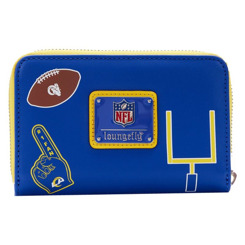 NFL Los Angeles Rams Patches Zip Around Wallet