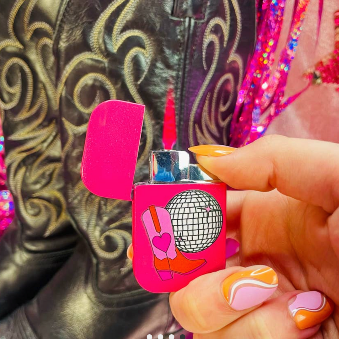 Disco Cowgirl Lighter