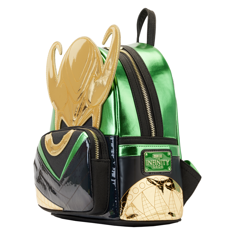Loungefly Marvel Metallic Loki Mini Backpack