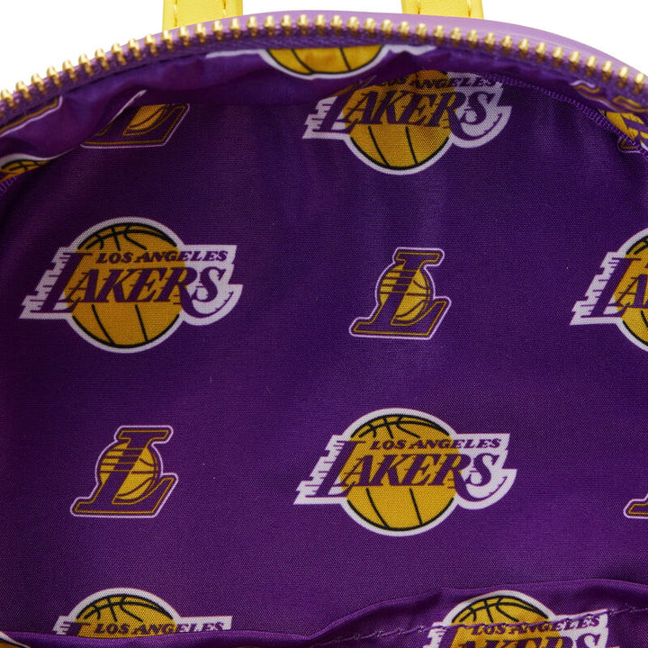 Loungefly NBA Los Angeles Lakers Patch Icons Mini Backpack