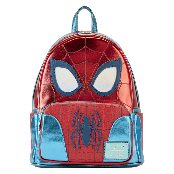 Marvel Metallic Spider-Man Cosplay Mini Backpack