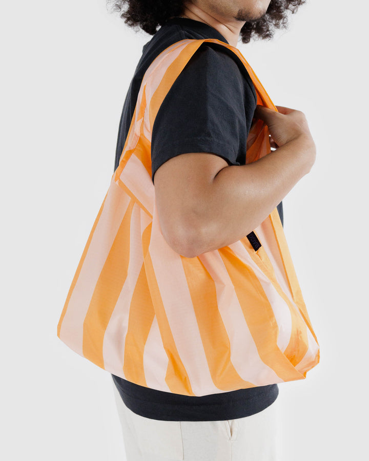 Standard Baggu - Tangerine Wide Stripe