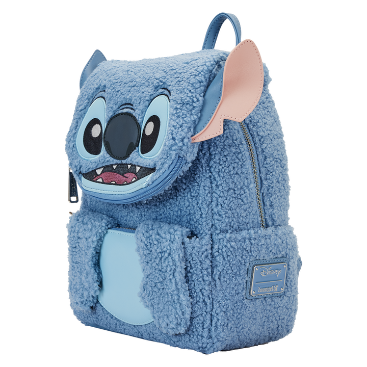 Loungefly Stitch Plush Sherpa Cosplay Mini Backpack kit