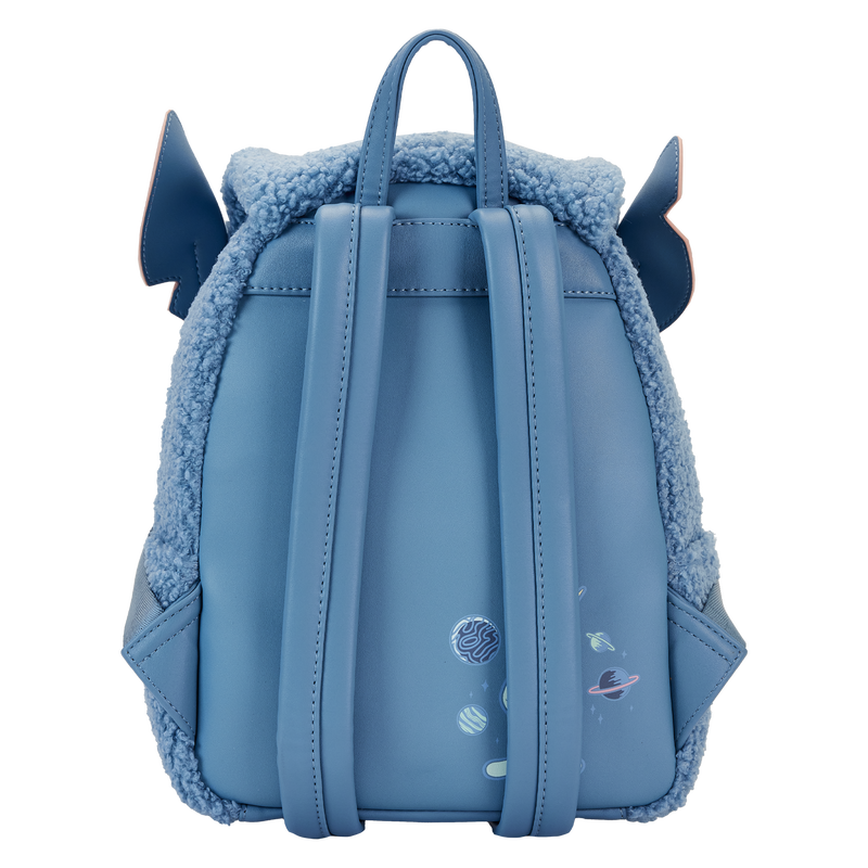Loungefly Stitch Plush Sherpa Cosplay Mini Backpack