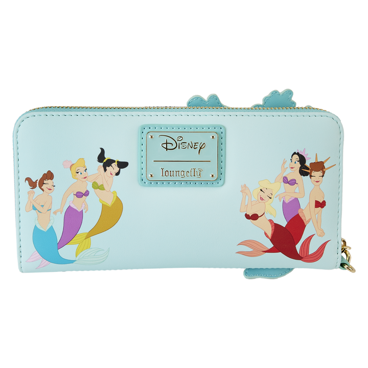The Little Mermaid Ariel Princess Lenticular Zip Around Wallet