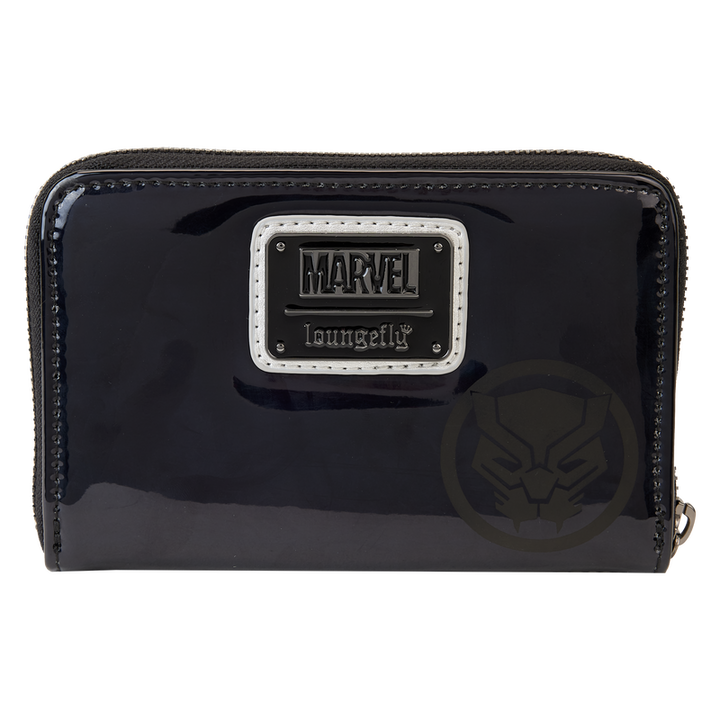 Marvel Metallic Black Panther Cosplay Zip Around Wallet