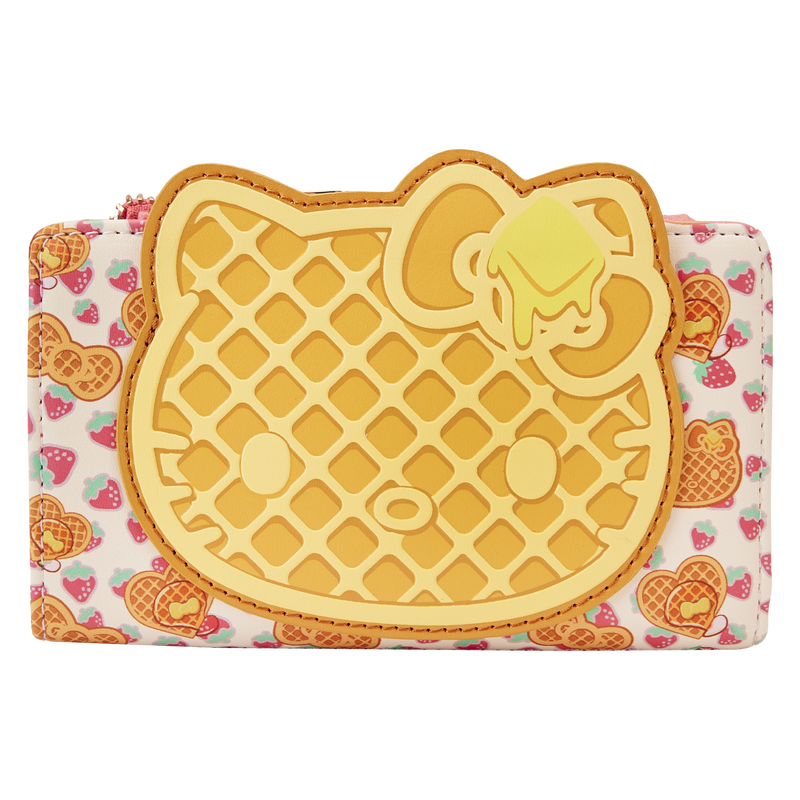 Loungefly Hello Kitty Breakfast Waffle Flap Wallet