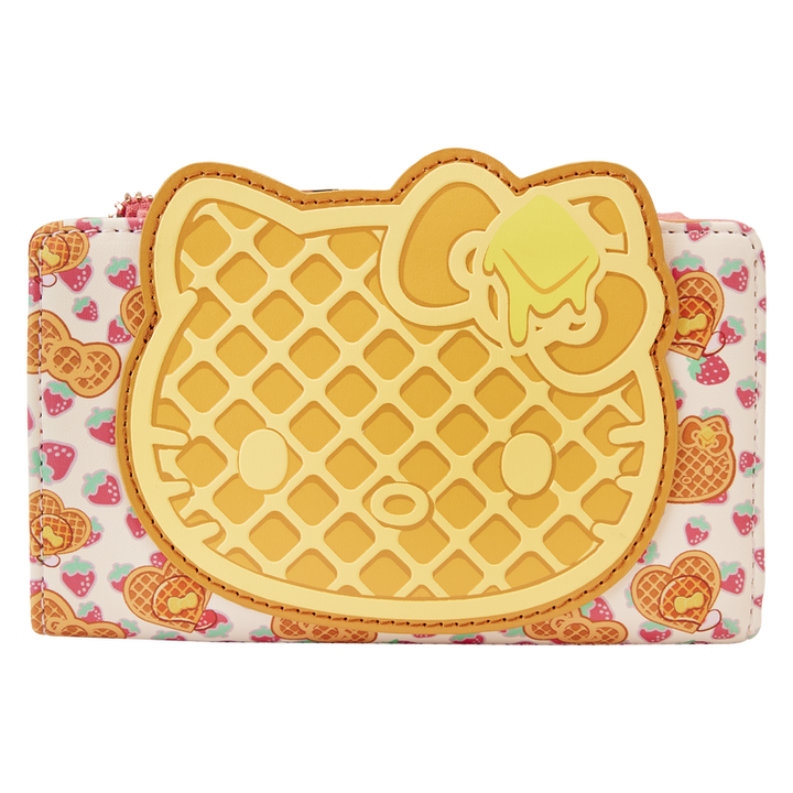 Loungefly Hello Kitty Breakfast Waffle Flap Wallet