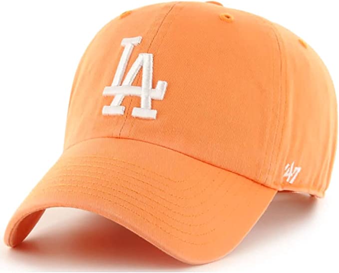 LA Dodgers 47 Brand Clean Up Hat Mango