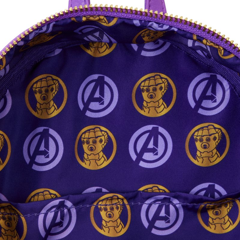 Marvel Metallic Thanos Gauntlet Mini Backpack